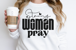 Strong women pray SVG Product Image 3