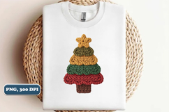 Crochet Yarn Christmas Tree PNG, Christmas tree PNG Product Image 2