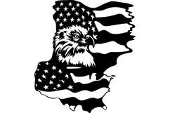 Eagle Svg/Png/Jpg/Ai/Vector birds/Patriotic eagle Product Image 8