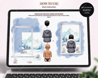 Winter Dreams Clipart Portrait Creator Product Image 2