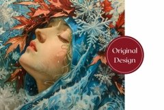 Christmas Tumbler Sublimation, Winter Forest Tumbler PNG Product Image 2