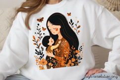 Mothers Day Folk Art Sublimation Bundle PNG Product Image 8