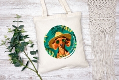 Summer Dachshund Dog Illustration, Funny Dachshund Dog Print Product Image 2