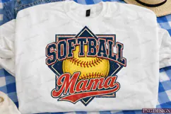 Softball Mama PNG Design softball mama png, softball mom png Product Image 2