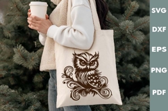 Owl SVG, Cutting board laser file Product Image 2