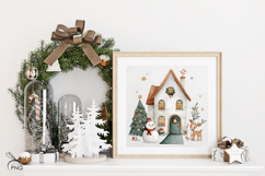 Christmas digital paper, background clipart Product Image 2