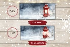 Christian Mug Wrap Design, Christmas Lantern Mug Sublimation Product Image 2
