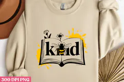 Kind Book Design PNG, Sunflower Sublimation PNG Product Image 3