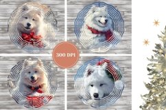 Winter Animals Wind Spinner, Christmas Dog Wind Spinner PNG Product Image 2