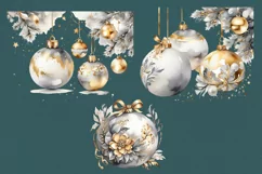 Christmas Decor Watercolor PNG sublimation Product Image 4
