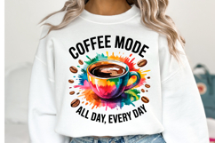 Coffee Mode svg Design | Svg Cut Files | Shirt Svg Product Image 1