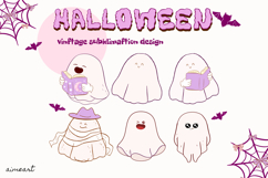 Halloween png svg, coquette Halloween clipart, rero vintage Product Image 2