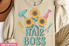 Hair Boss PNG, Hair Stylist Sublimation PNG Product Image 3