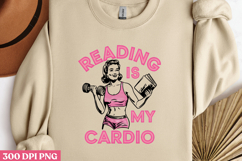 READING IS MY CARDIO PNG Product Image 1
