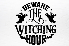 Farmhouse Halloween Round Sign SVG Product Image 2