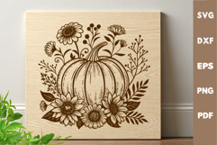 Pumpkin SVG, Fall, Cutting board, Laser cut, Cricut svg Product Image 2