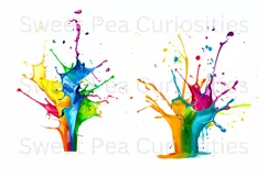 Paints, Art, Ephemera, PNG, watercolor, Clipart Product Image 2