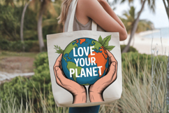Love your planet PNG Sublimation | Earth Day PNG Design Product Image 3