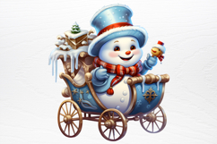 Funny Snowman Sublimation PNG Product Image 2