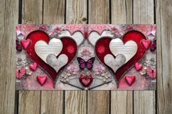 Vintage Hearts | Valentine Sublimation Mug design PL Product Image 2
