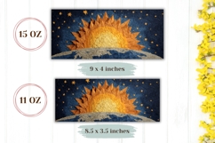 Celestial Mug Wrap, Sun Mug Template, Cosmic Mug Design Product Image 2