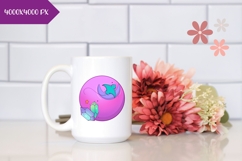 Hand Drawn Cosmic Illustration, Colorful Fantasy Space PNG Product Image 2