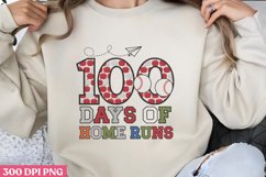 100 Days of Home Runs PNG, Product Image 3