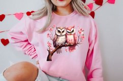 Couple Owl Valentines Day Clipart, Couple Owl Clipart Product Image 3