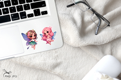 Cute flower fairies, elves stickers - 12 Variations Product Image 2