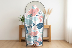Throw blanket mockup held by person Product Image 2