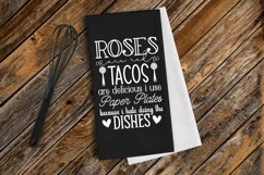 Roses are red tacos are delicious i use paper plates because Product Image 2