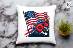 Patriotic Flag Clipart PNG Product Image 2