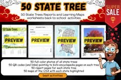 50 State Trees Reports and Learning Maps Product Image 2