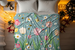 Bedroom blanket mockup Product Image 3