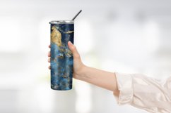 Blue marble tumbler wrap design Product Image 2