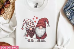 Chef Valentine's Gnome PNG, Cozy Valentine Sublimation PNG Product Image 1