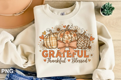 Grateful Thankful Sublimation - Halloween PNG Design Product Image 2