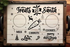 Treats for santa, milk, carrots, cookies, merry christmas, l Product Image 2