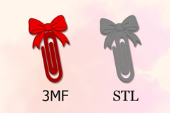 Paper Clips, Bow STL/3MF files for 3D Printing Product Image 2