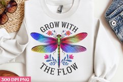 GROW WITH THE FLOW PNG, Positive Sublimation P Product Image 3
