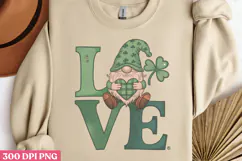 Love PNG, Gnome St Patricks Day Sublimation PNG Product Image 2