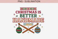 Christmas crochet png design for T-shirts Product Image 2