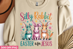 Silly rabbit, Easter PNG, Retro Easter Day Sublimation PNG Product Image 2