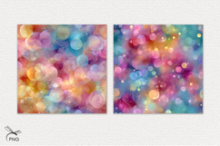 Rainbow digital paper, background clipart Product Image 2