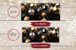 Glitter Christmas Mug Sublimation, Christmas Baubles Mug Product Image 2