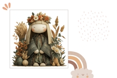 Fall Pillow Design, Farm Pillow, Thanksgiving Pillow PNG Product Image 2