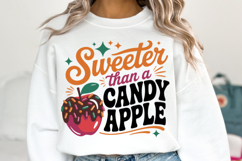 Sweeter than a Candy Apple Svg | Halloween Svg | Shirt Svg Product Image 1