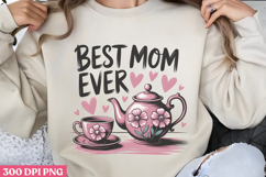Floral Mama Mom Sublimation PNG Product Image 1