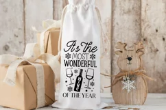 It's the most wonderful wine of the year SVG, Christmas SVG Product Image 2