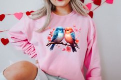 Breeds of Valentine Kissing Birds, Valentine's Day Clipart Product Image 2